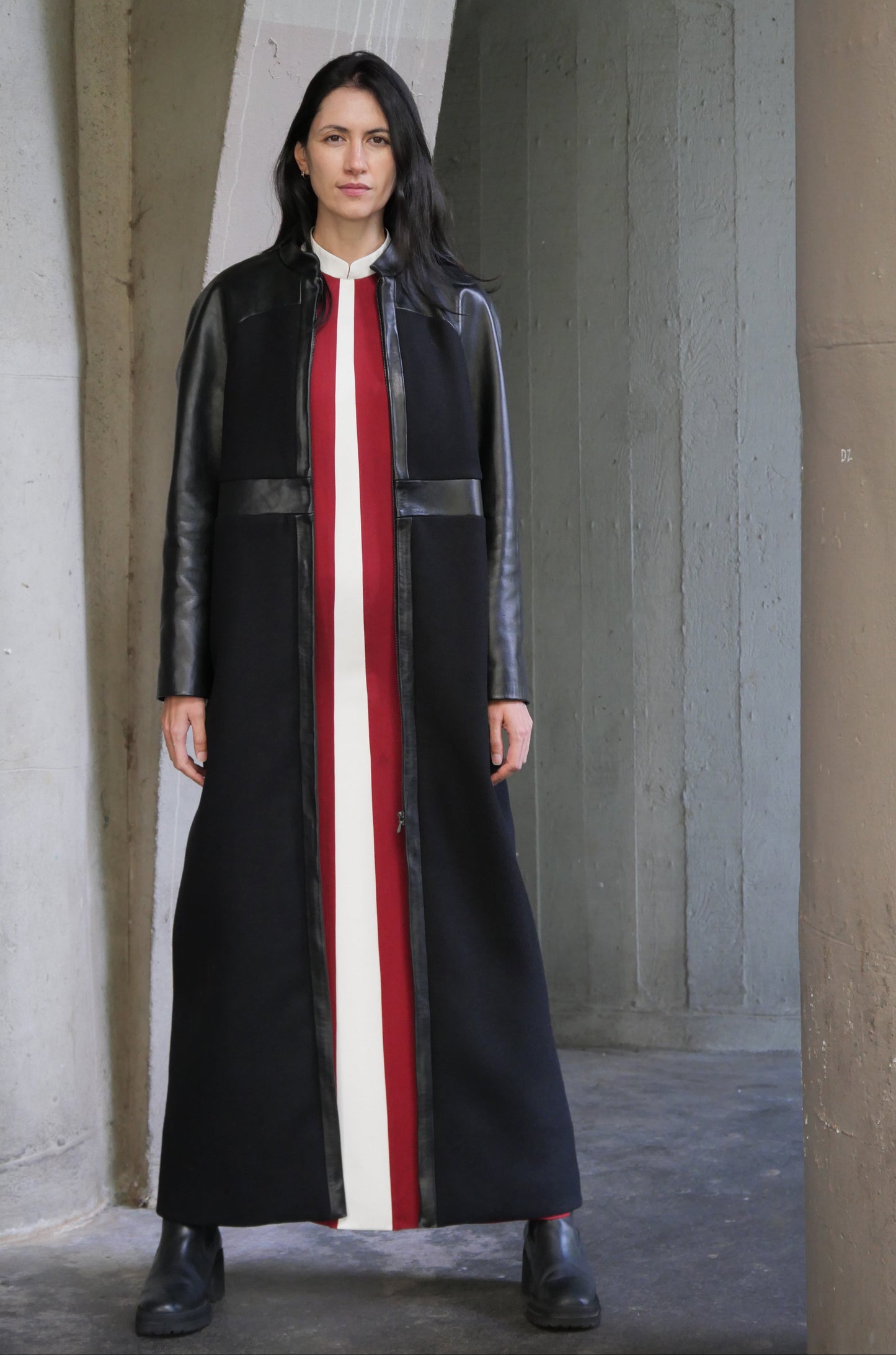 Black Raglan coat