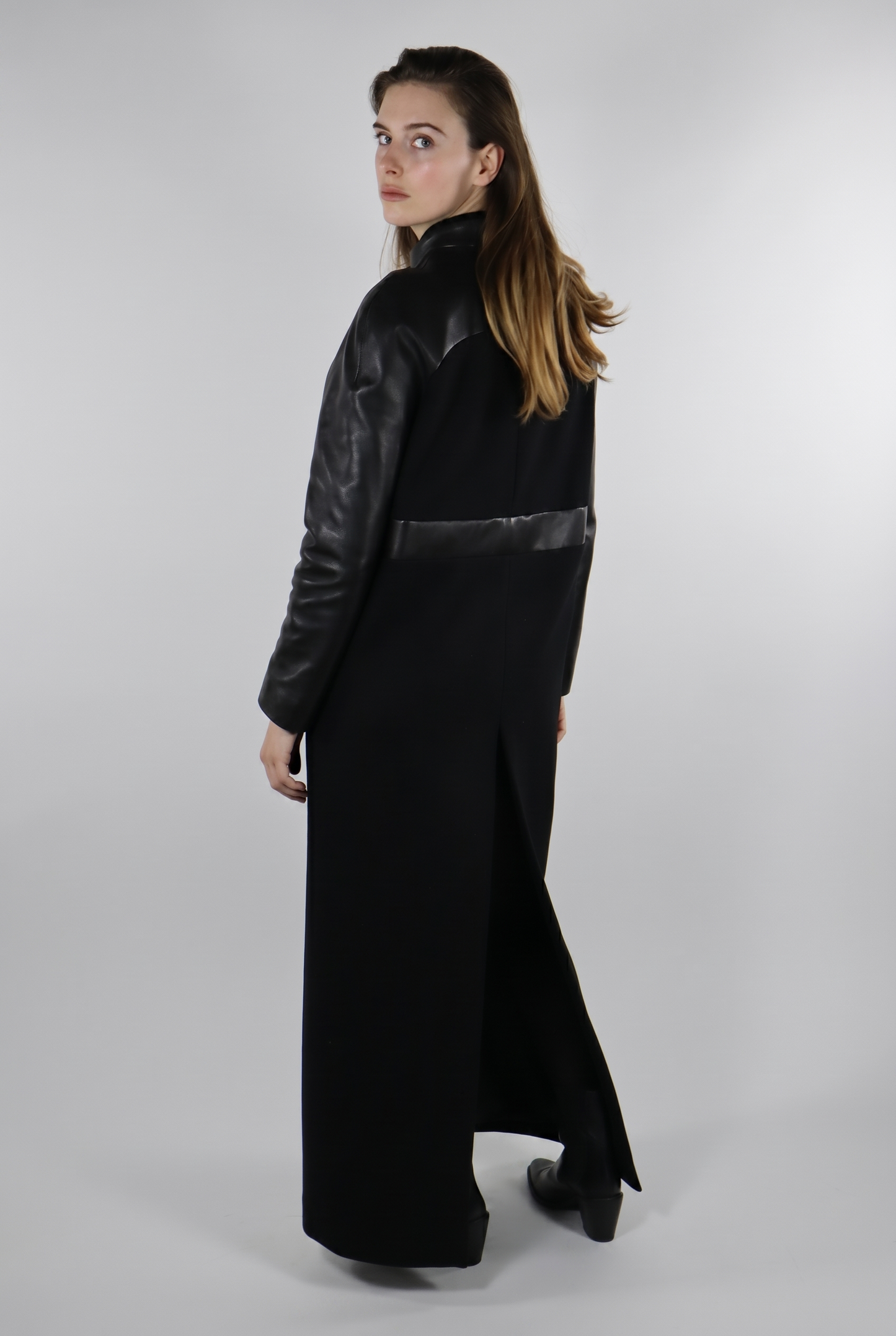 Black Raglan coat